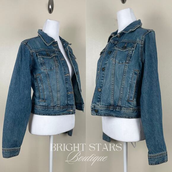 Rare Embroidered Denim Jacket ASO Joey Potter Dawsons Creek Vintage Casual - Picture 5 of 8